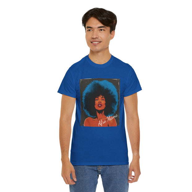 Afro Mama Unisex Heavy Cotton Tee - Unique & Bold - Under the Stars Babe