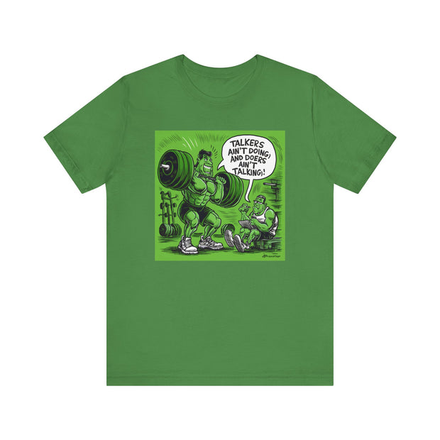 Doers Talkers Unisex Jersey Tee - Motivational & Bold - Under the Stars Babe