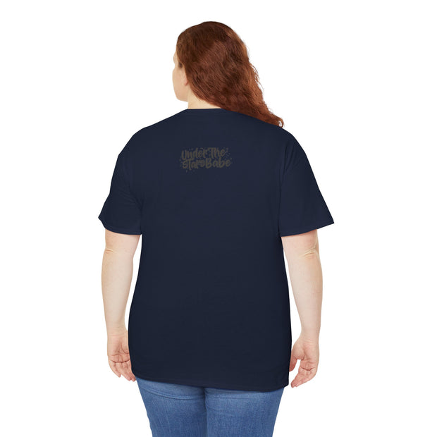 Neon Under the Stars Babe Heavy Cotton Tee - Bold & Trendy