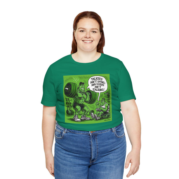 Doers Talkers Unisex Jersey Tee - Motivational & Bold - Under the Stars Babe