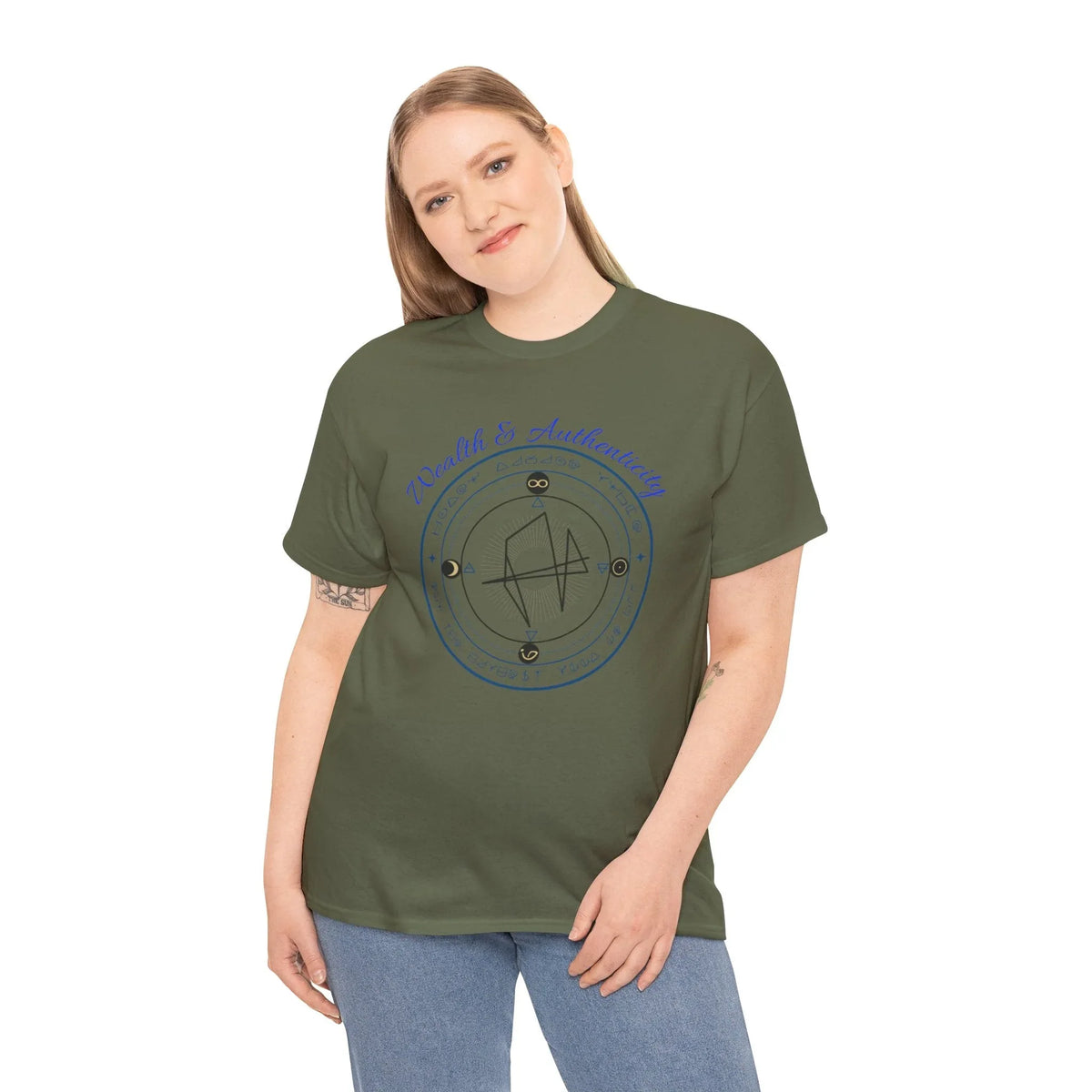 Wealth & Authenticity Sigil T-Shirt - underthestarsbabe
