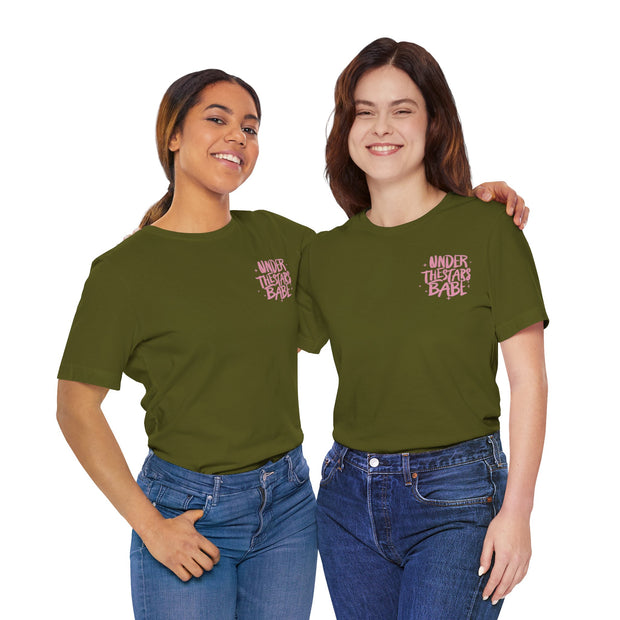Essential Unisex Jersey Short Sleeve Tee - Classic & Comfortable - Under the Stars Babe