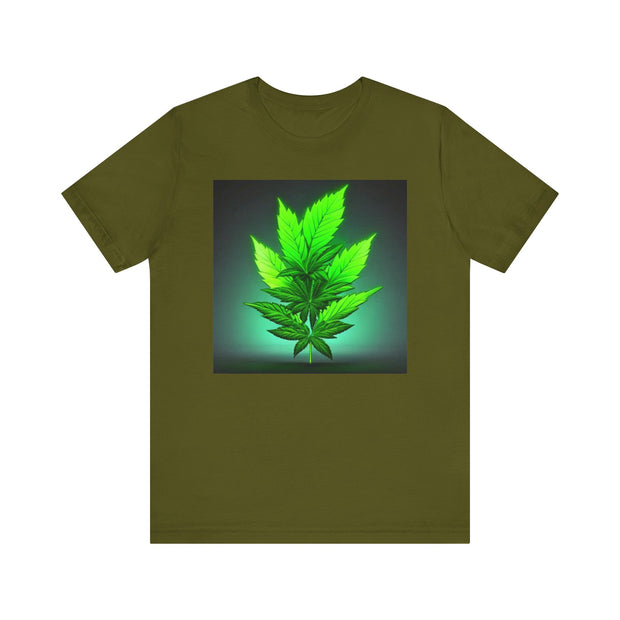 Healing Leaf Unisex Jersey Tee - Natural & Stylish - Under the Stars Babe