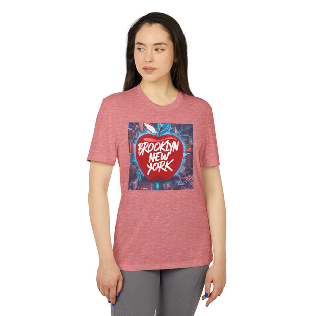 Brooklyn NY Adidas® Unisex Sport T-Shirt - Under The Stars Babe
