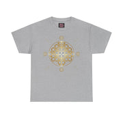 Gold Flower Of Life Unisex Graphic Tee