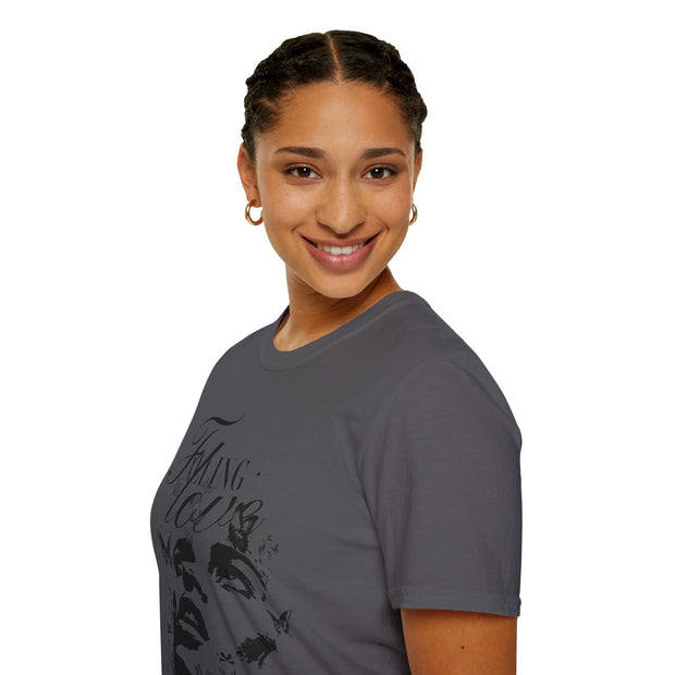 Falling in Love Unisex Softstyle T-Shirt - Romantic & Soft - Under the Stars Babe