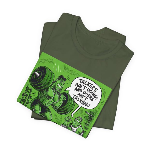 Doers Talkers Unisex Jersey Tee - Motivational & Bold - Under the Stars Babe
