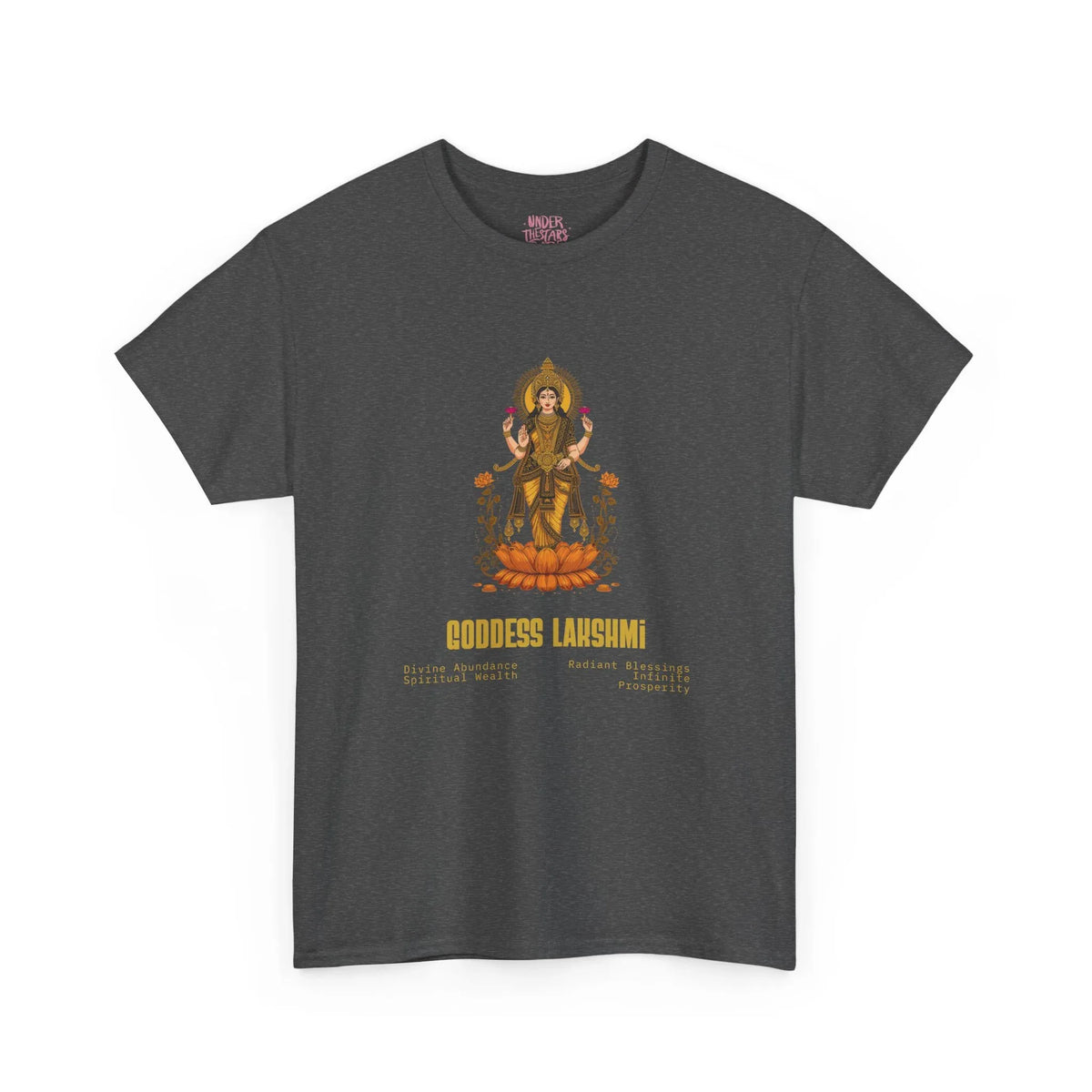 Goddess Lakshmi Abundance & Blessings Tee - underthestarsbabe