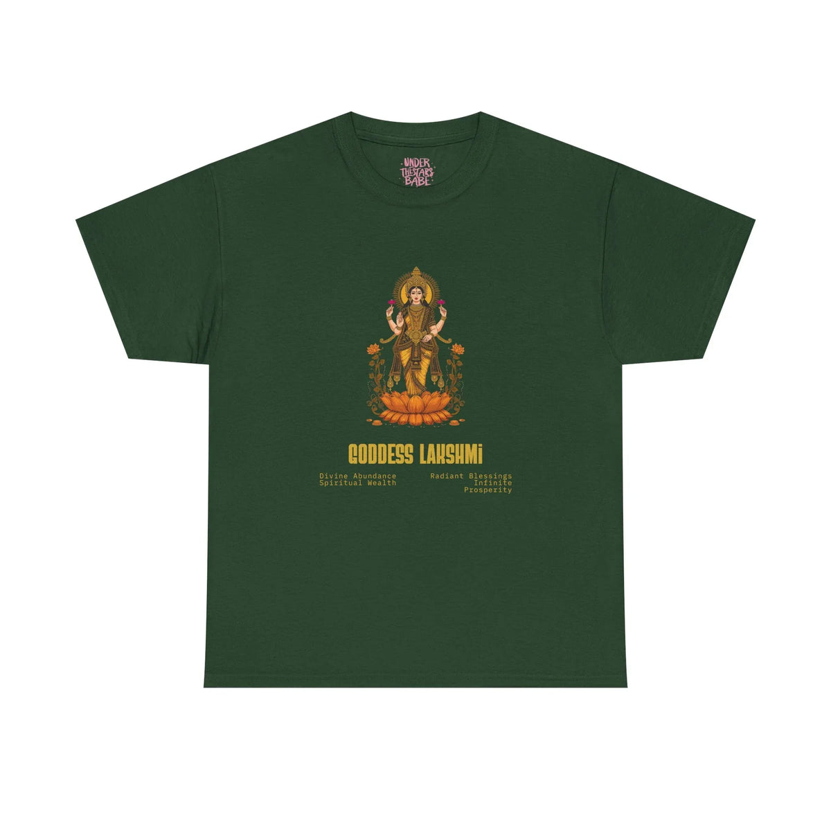Goddess Lakshmi Abundance & Blessings Tee - underthestarsbabe
