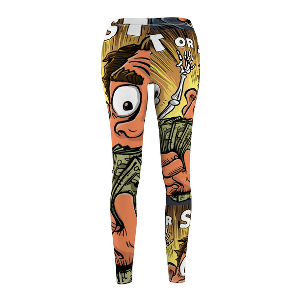 Women's Cut & Sew Casual Leggings (AOP)