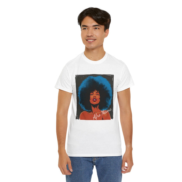 Afro Mama Unisex Heavy Cotton Tee - Unique & Bold - Under the Stars Babe