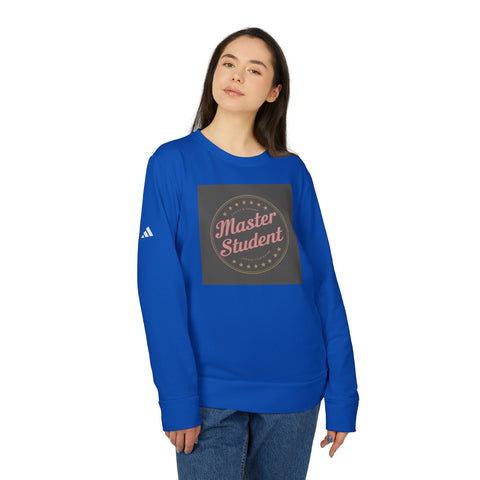 Master Student Adidas® Unisex Fleece Crewneck Sweatshirt - Under The Stars Babe