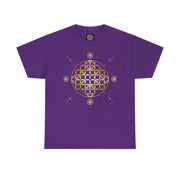 Gold Flower Of Life Unisex Graphic Tee