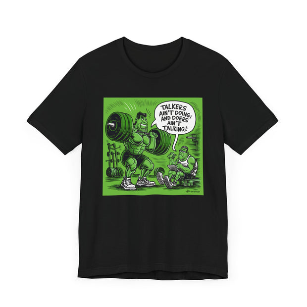 Doers Talkers Unisex Jersey Tee - Motivational & Bold - Under the Stars Babe