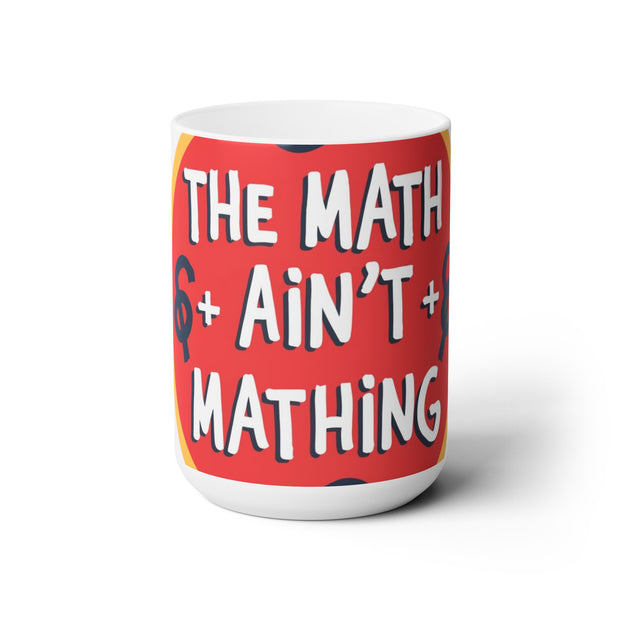Mathing Ceramic Mug 15oz - Cute & Unique - Under the Stars Babe