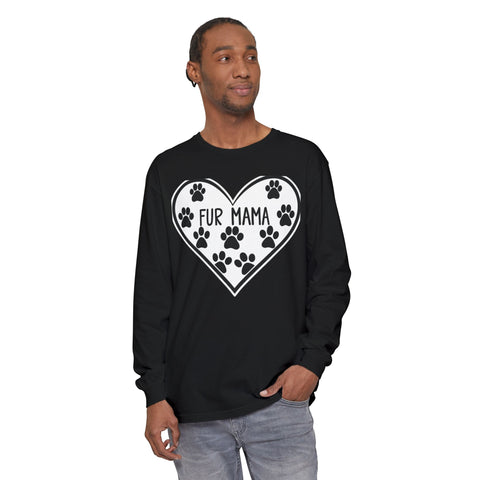 Fur Mama Long Sleeve T-Shirt | Pet Lover Apparel