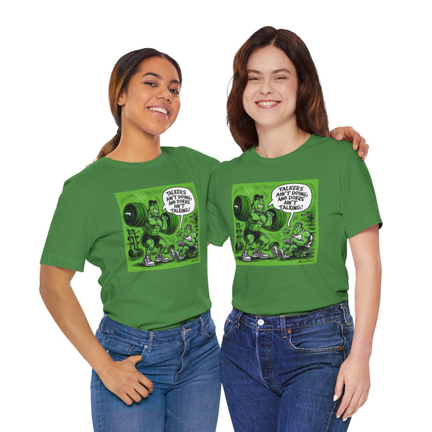 Doers Talkers Unisex Jersey Tee - Motivational & Bold - Under the Stars Babe
