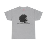 Afro Kisses & Cocoa Wishes Tee | Unisex Heavy Cotton T-Shirt for Black History Month, Celebrations, Diversity, Gift for Her