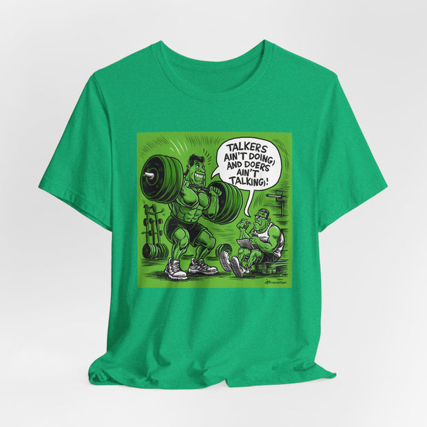 Doers Talkers Unisex Jersey Tee - Motivational & Bold - Under the Stars Babe