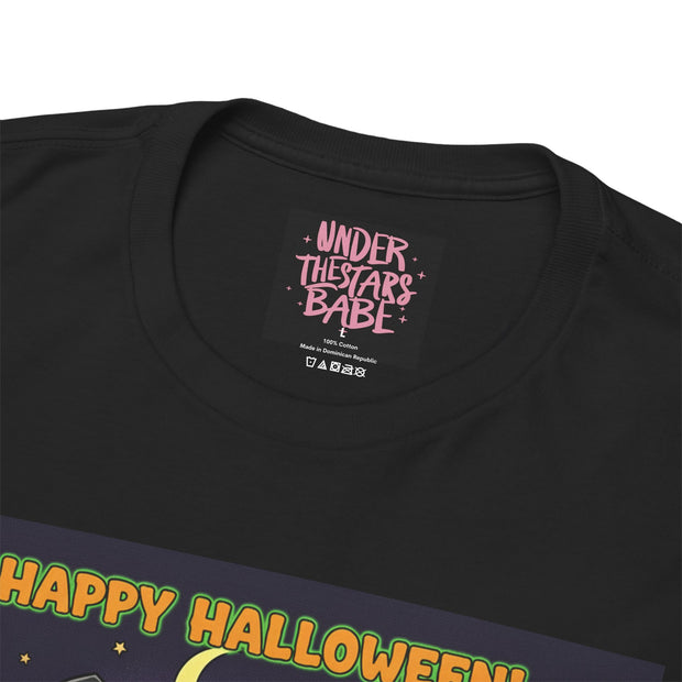 Unisex Halloween Tee, Fun Halloween Shirt, Pumpkin Graphic Tee, Witch Design Shirt, Spooky Season Apparel, Halloween Gift