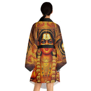 Lakshmi Long Sleeve Kimono Robe - Luxe & Flowing - Under the Stars Babe
