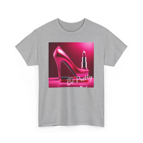 Lipstick & High Heels Unisex Cotton Tee - Trendy - Under the Stars Babe