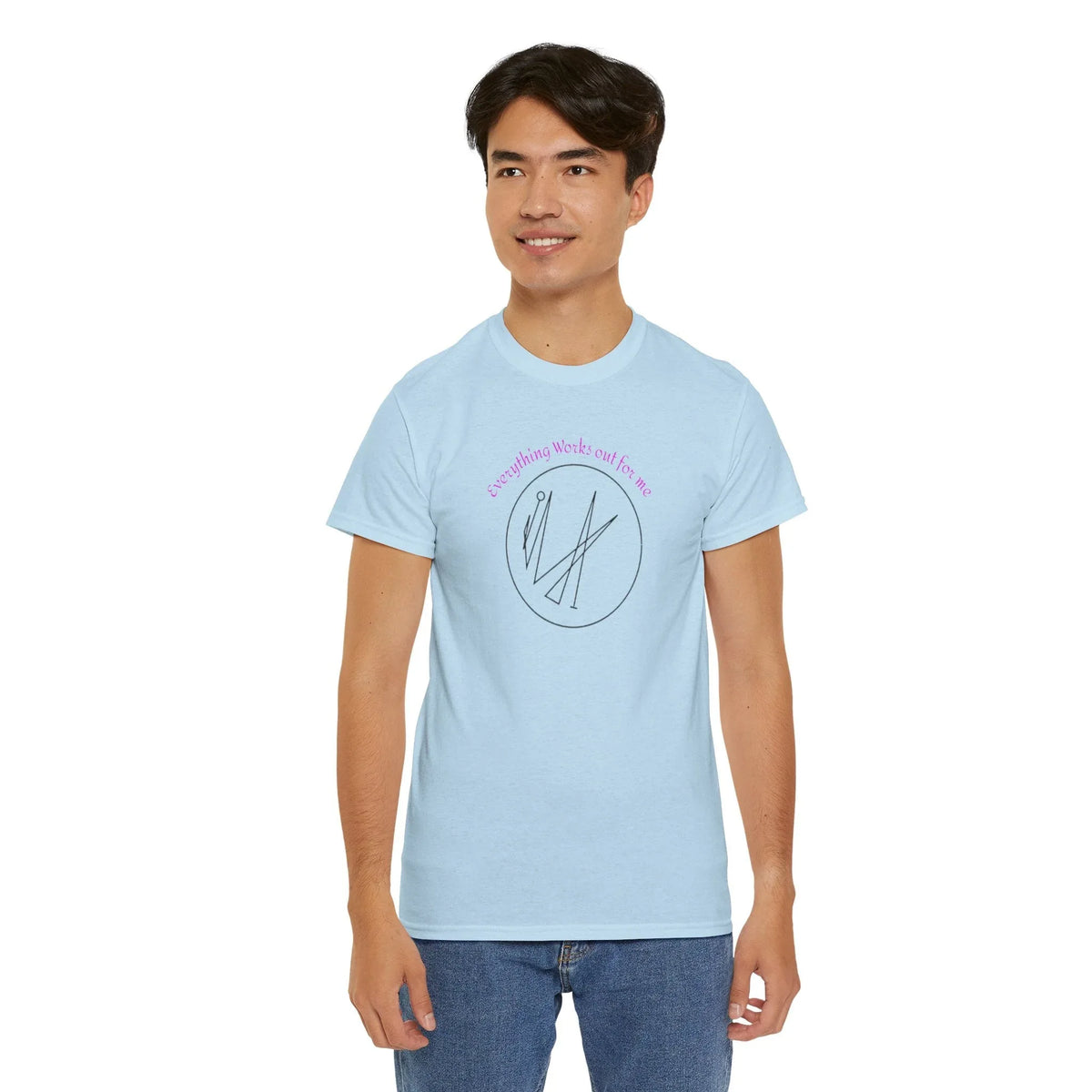 Everything Works Out For Me Sigil Energy Tee - underthestarsbabe