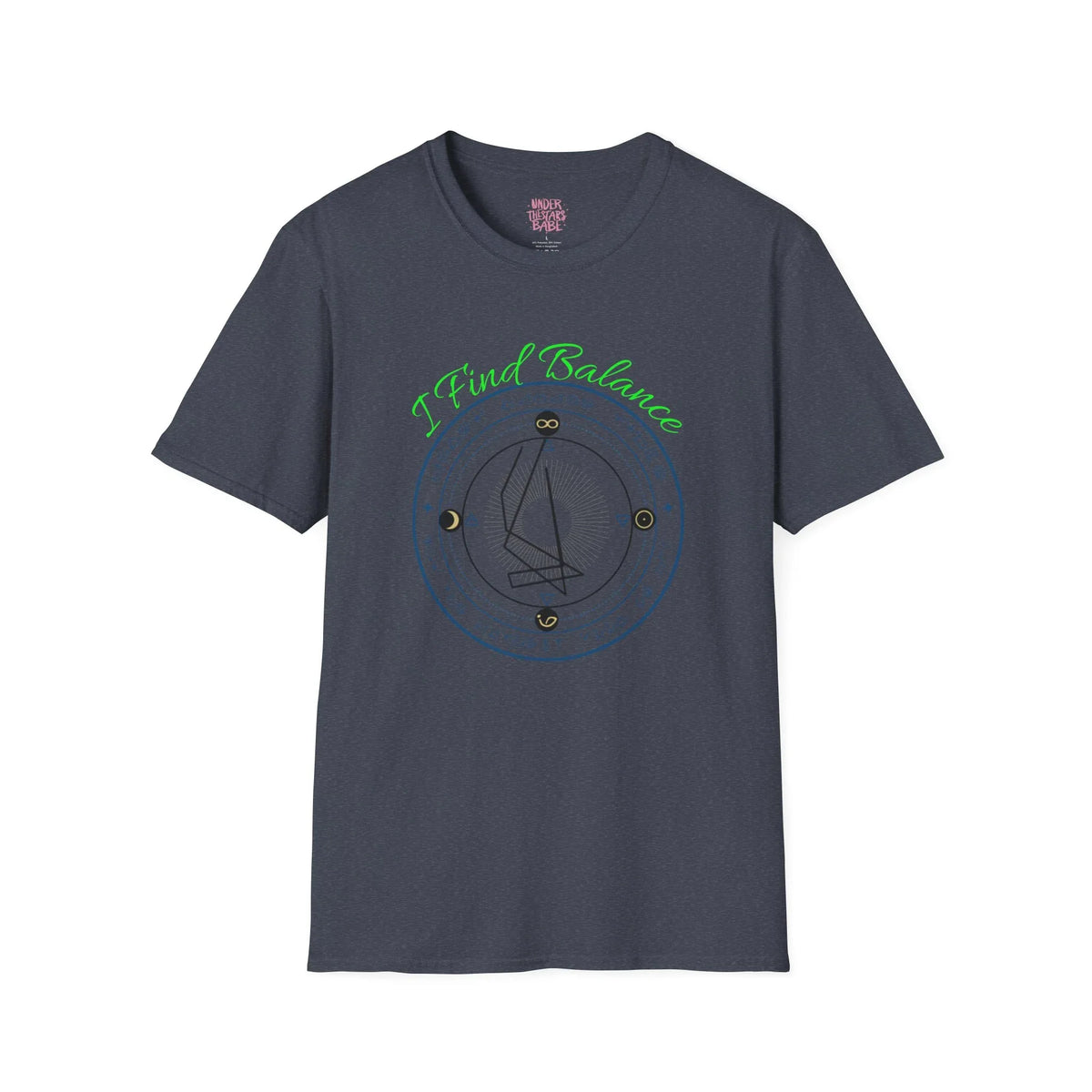 I Find Balance Sigil T-Shirt — Sigil Symbol Graphic Tee Shirt - underthestarsbabe