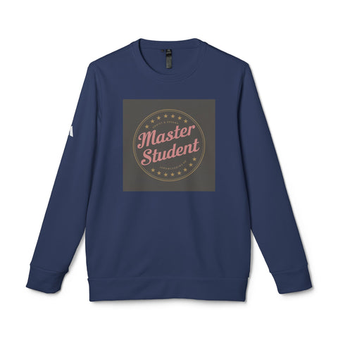 Master Student Adidas® Unisex Fleece Crewneck Sweatshirt - Under The Stars Babe