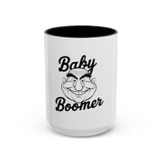 Baby Boomer Accent Coffee Mug 11-15oz - Retro Cool - Under the Stars Babe