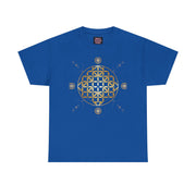 Gold Flower Of Life Unisex Graphic Tee