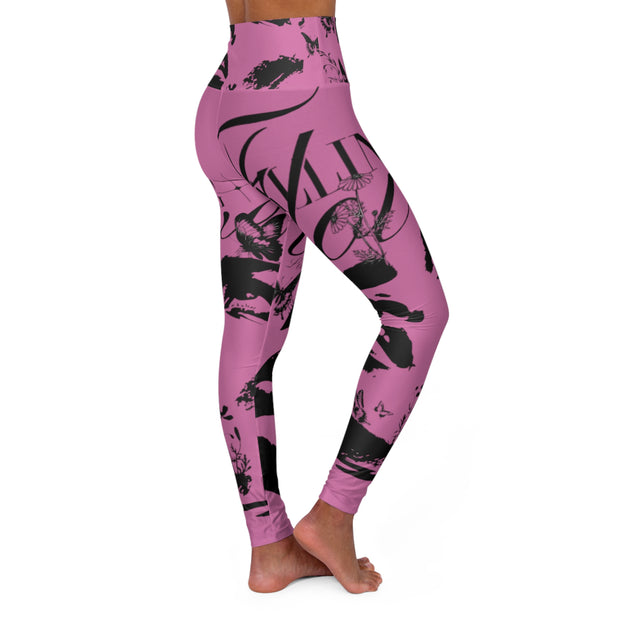 Falling in Love High-Waisted Yoga Leggings - Under the Stars Babe