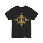 Gold Flower Of Life Unisex Graphic Tee