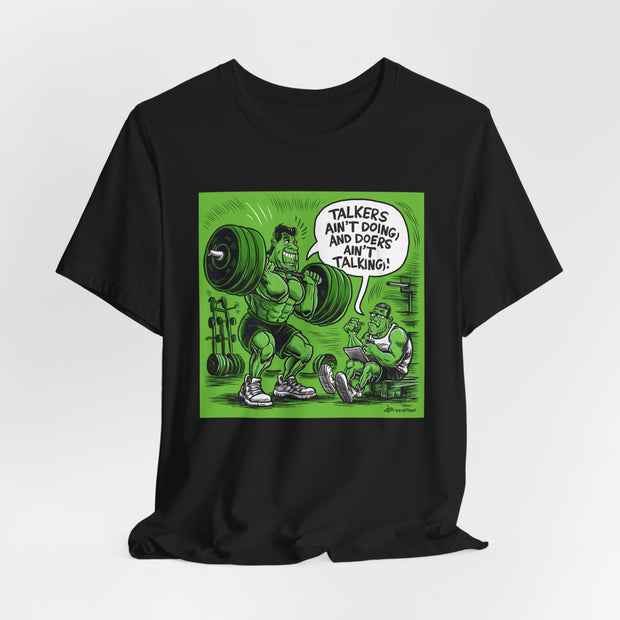 Doers Talkers Unisex Jersey Tee - Motivational & Bold - Under the Stars Babe