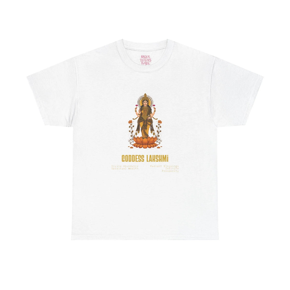 Goddess Lakshmi Abundance & Blessings Tee - underthestarsbabe