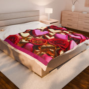 Love Wins! Velveteen Plush Blanket