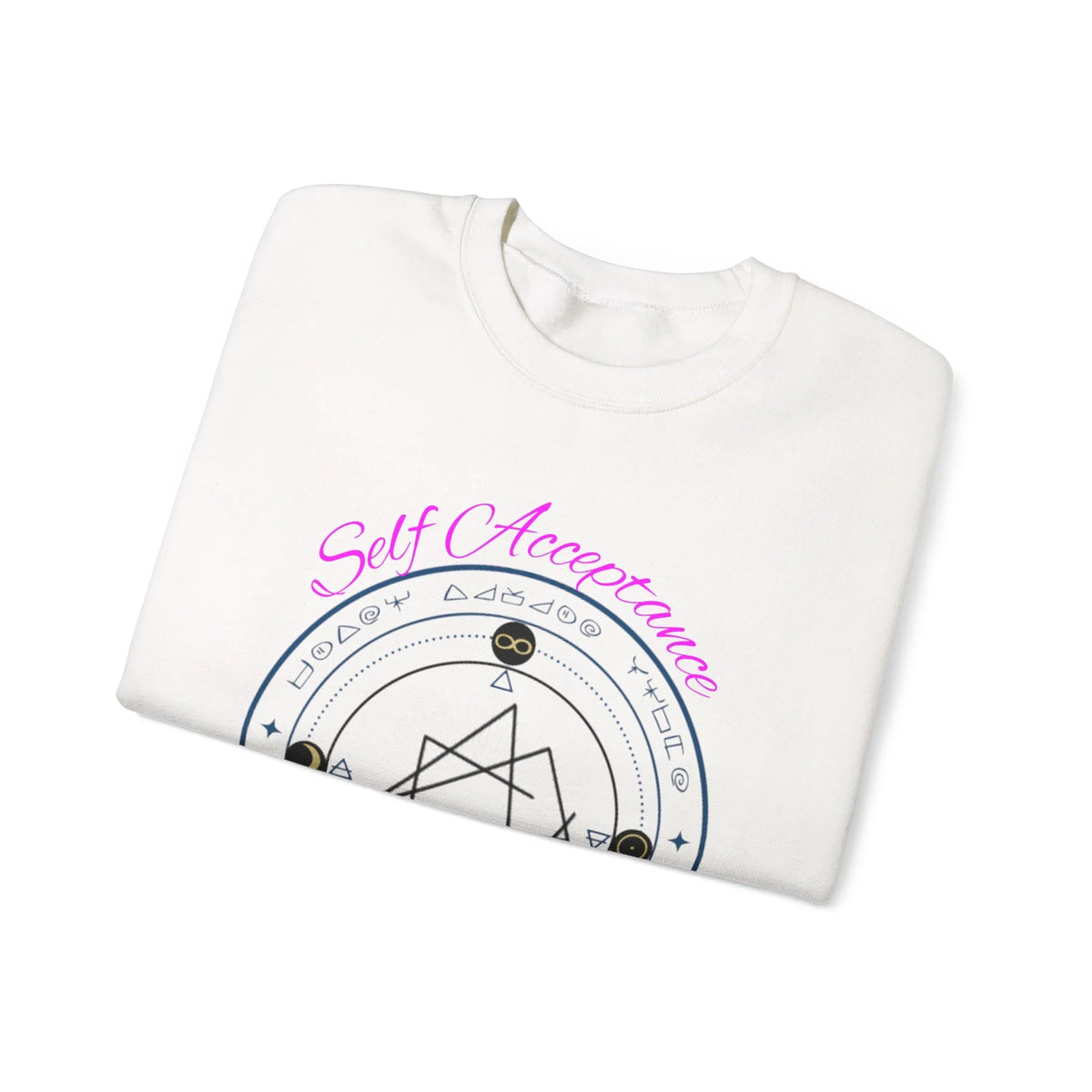 I Choose to Fully Accept Myself Sigil Crewneck Sweatshirt - underthestarsbabe