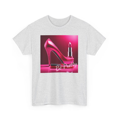 Lipstick & High Heels Unisex Cotton Tee - Trendy - Under the Stars Babe
