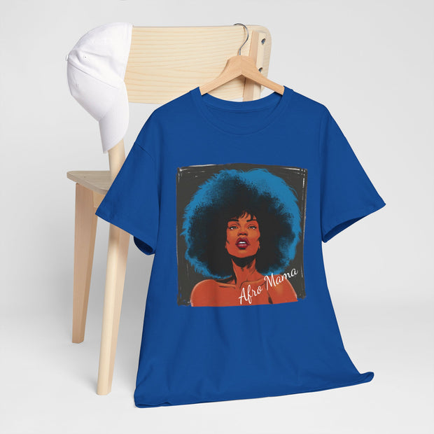 Afro Mama Unisex Heavy Cotton Tee - Unique & Bold - Under the Stars Babe