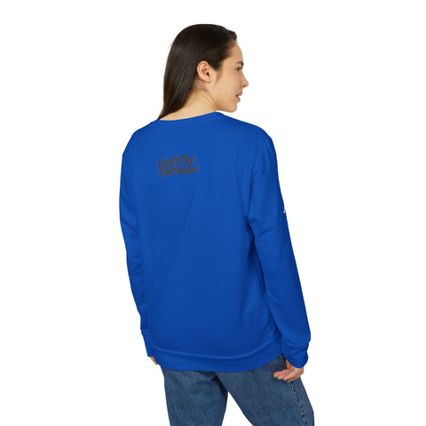 Master Student Adidas® Unisex Fleece Crewneck Sweatshirt - Under The Stars Babe