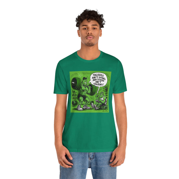 Doers Talkers Unisex Jersey Tee - Motivational & Bold - Under the Stars Babe