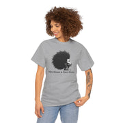 Afro Kisses & Cocoa Wishes Tee | Unisex Heavy Cotton T-Shirt for Black History Month, Celebrations, Diversity, Gift for Her