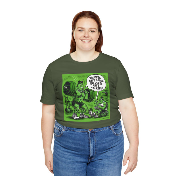 Doers Talkers Unisex Jersey Tee - Motivational & Bold - Under the Stars Babe