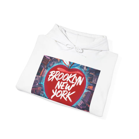Brooklyn NY Unisex Cotton Hoodie - Under The Stars Babe