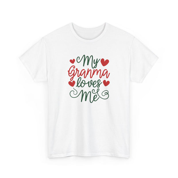 My Granma Loves Me Unisex Cotton Tee - Heartfelt Gift - Under the Stars Babe