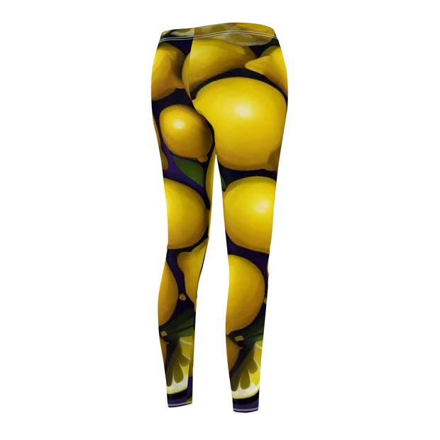Lemons Women's Casual Leggings - Fresh & Stylish - Under the Stars Babe