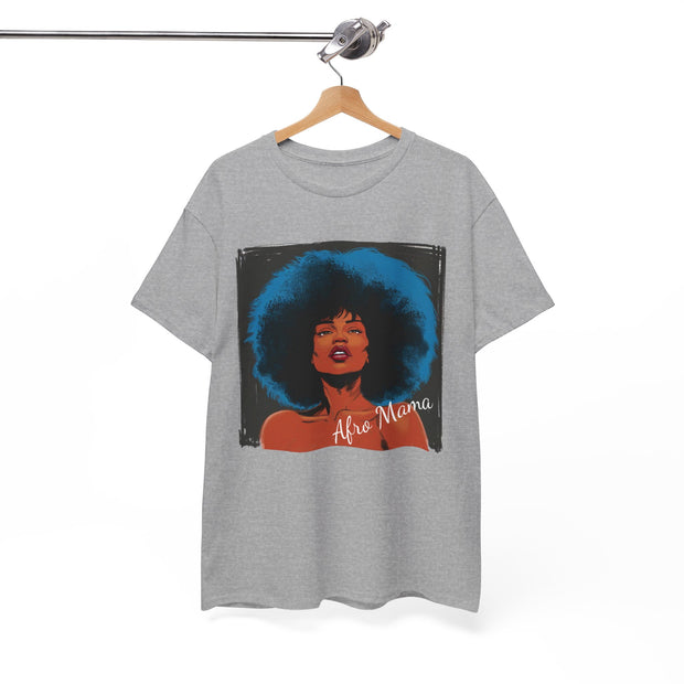 Afro Mama Unisex Heavy Cotton Tee - Unique & Bold - Under the Stars Babe