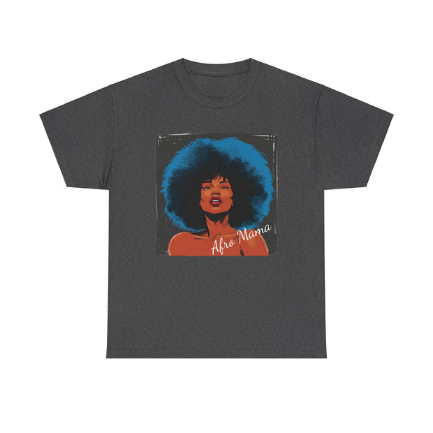 Afro Mama Unisex Heavy Cotton Tee - Unique & Bold - Under the Stars Babe