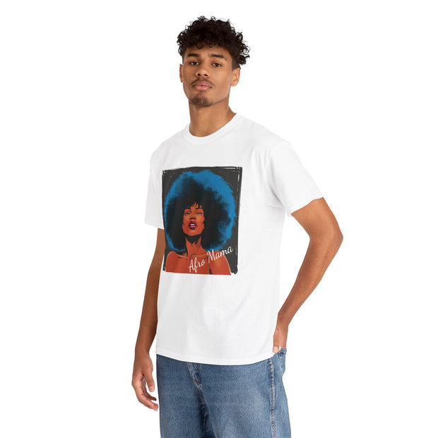 Afro Mama Unisex Heavy Cotton Tee - Unique & Bold - Under the Stars Babe