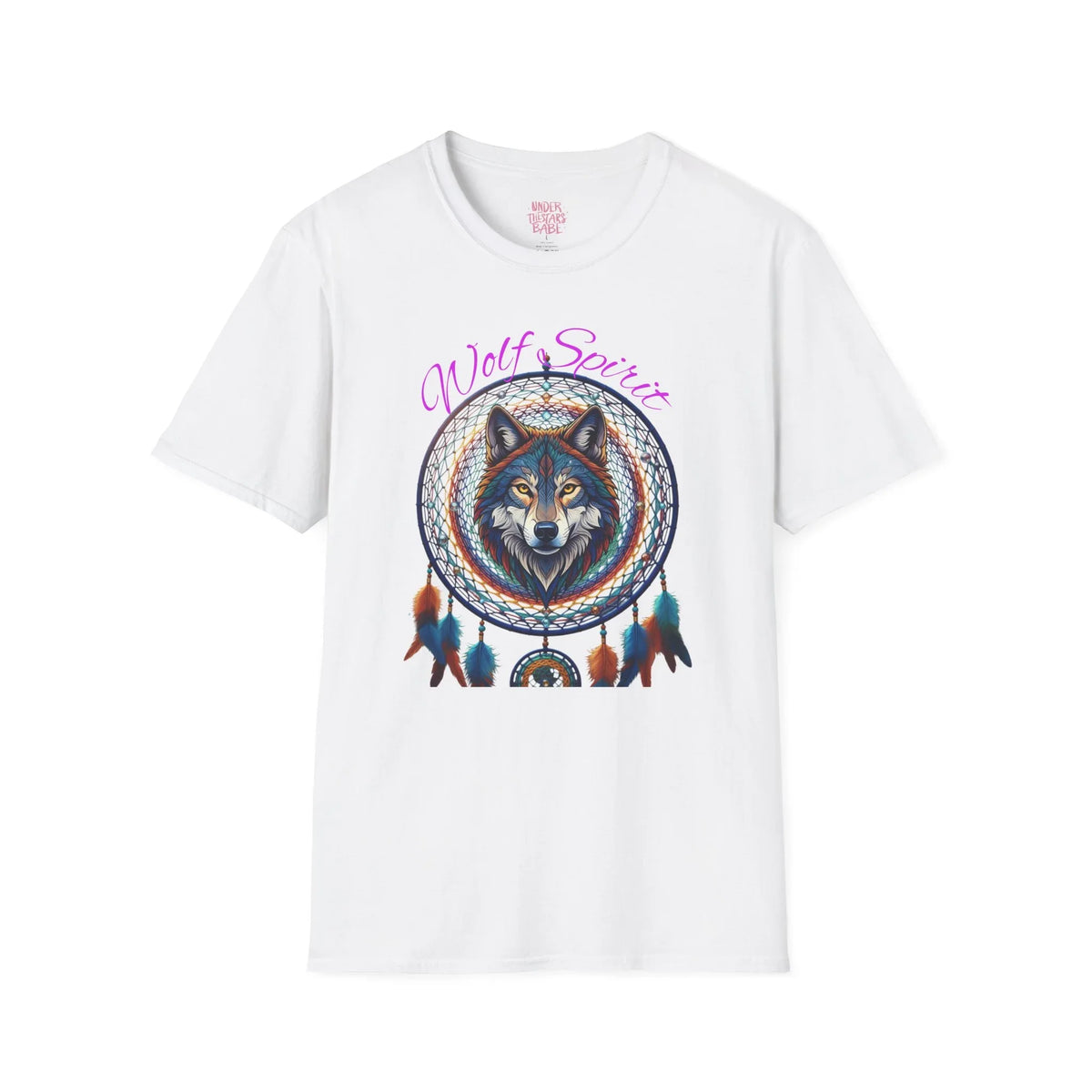 Wolf Dreamcatcher T-Shirt — Native Spirit Animal Graphic Tee - underthestarsbabe